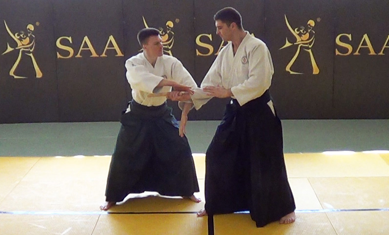 SAA Edward Suomin Aikido Tanto Waza Escaping Mune Tsuki